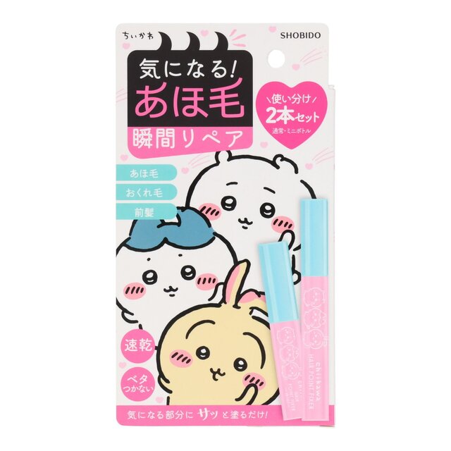 「ちいかわ」限定デザインのヘアアイテム全3種！ナイトキャップは暗闇で光る蓄光プリント、実用性と可愛いを両立
