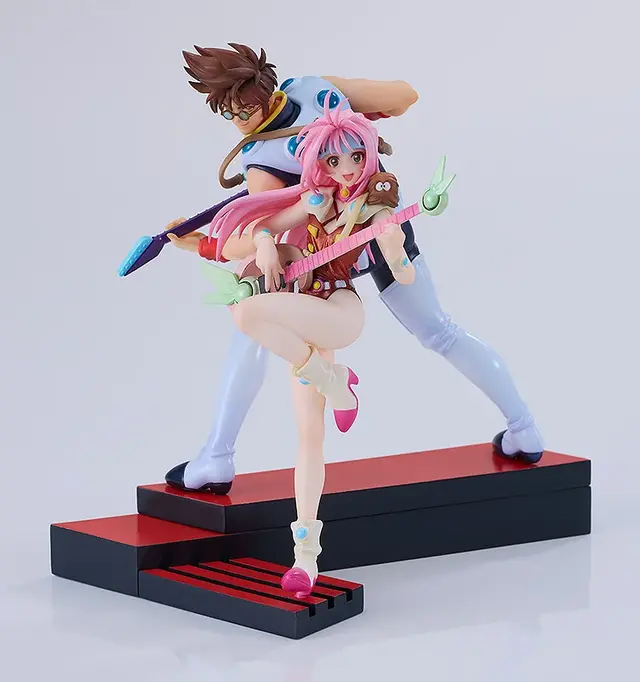 「マクロス7」並べて飾ると“7”の台座に！「熱気バサラ」「ミレーヌ・フレア・ジーナス」プラモが数量限定再販