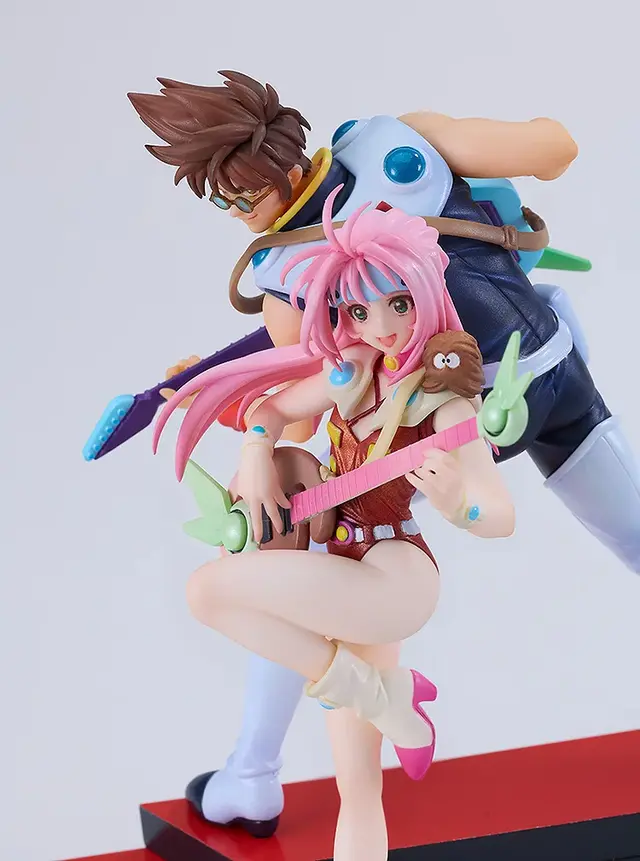 「マクロス7」並べて飾ると“7”の台座に!「熱気バサラ」「ミレーヌ・フレア・ジーナス」プラモが数量限定再販