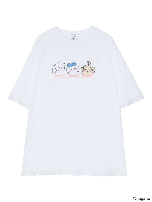 「ちいかわ」ガーリーなスペシャルコレクション!お顔たっぷりのぬいぐるみトートほか、フリルやリボンが可愛いTシャツなど先行販売