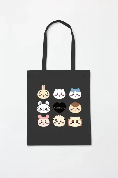 「ちいかわ」自分好みのカラー×キャラクターでオリジナルアイテム作成！新商品のフラットトートバッグとTシャツが7月16日発売