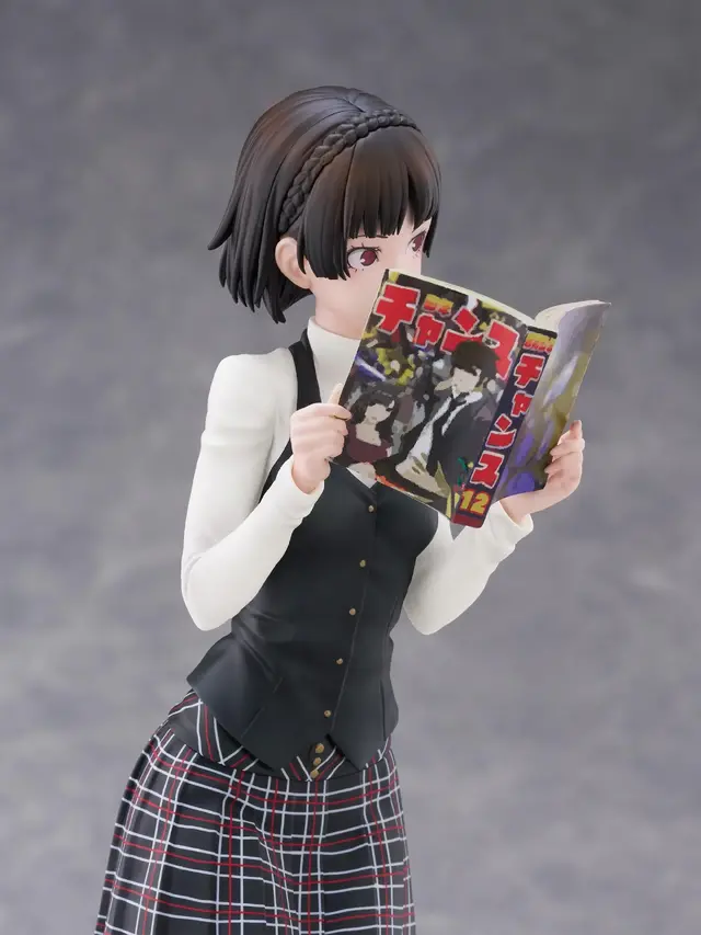 『ペルソナ５ ザ・ロイヤル』ポンコツ尾行シーンの「新島真」フィギュアが可愛い！手にした月刊誌で隠している表情に注目