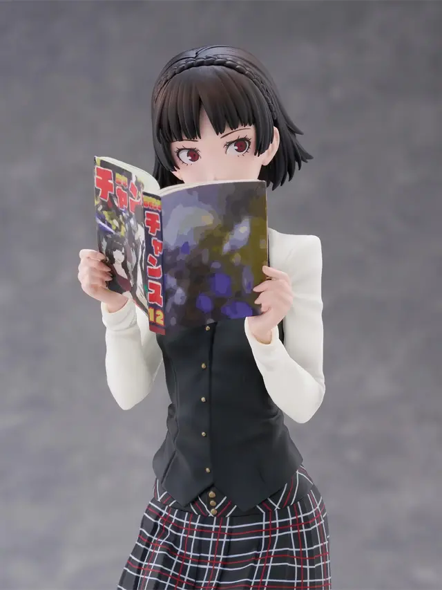 『ペルソナ５ ザ・ロイヤル』ポンコツ尾行シーンの「新島真」フィギュアが可愛い！手にした月刊誌で隠している表情に注目