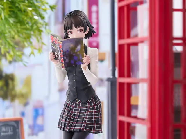 『ペルソナ５ ザ・ロイヤル』ポンコツ尾行シーンの「新島真」フィギュアが可愛い！手にした月刊誌で隠している表情に注目