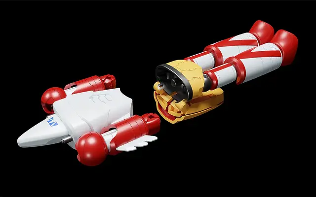 3機のゲットマシンが「ゲッター1」に！完全合体する「ゲッターロボ」組み立て式プラモデル「MODEROID」が再販