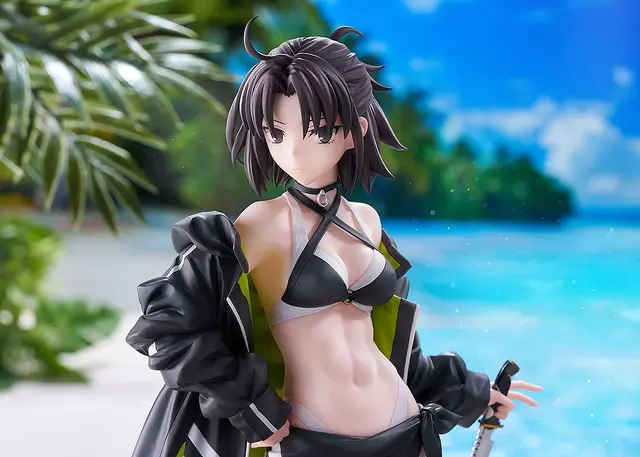 黒水着からのぞく、引き締まったプロポーション！『FGO』第一再臨「ムーンキャンサー/玉兎」1/7スケールフィギュアが予約受付中