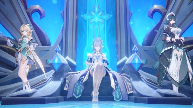 『原神』死の執政「ロノヴァ」、ついに“人形態”の姿で本編登場！氷神や「道化」ピエロも3Dモデルお披露目