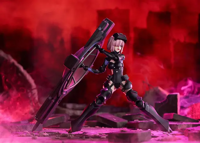 『FGO』変形する巨大な砲身“ブラックバレル”も！シールダー「マシュ・キリエライト」霊基外骨骼姿のプラモが予約受付中