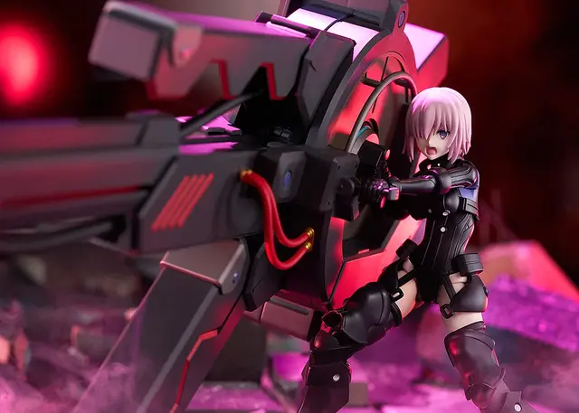 『FGO』変形する巨大な砲身“ブラックバレル”も！シールダー「マシュ・キリエライト」霊基外骨骼姿のプラモが予約受付中