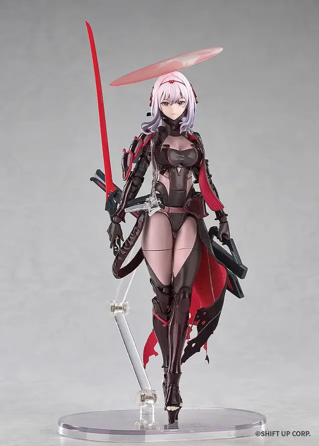 『勝利の女神：NIKKE』より「紅蓮：ブラックシャドウ」がアクションフィギュア化！豊かな表情、武器・花無十日紅など多彩なオプションを用意