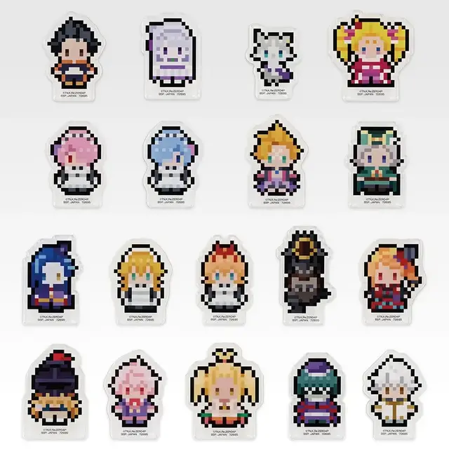 一番くじちょこっと「Re:ゼロ」がキュート！人気キャラや名シーンがドット絵デザインアクリルマグネットに
