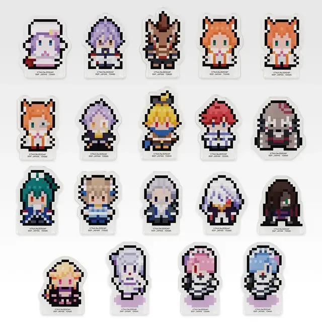 一番くじちょこっと「Re:ゼロ」がキュート！人気キャラや名シーンがドット絵デザインアクリルマグネットに