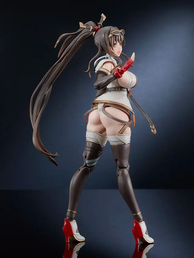 なんという太もも…これをプラモデルで？！トリダモノ氏のオリキャラ「MXちゃん」が組み立てキット化―持ってるケースはレールガンに変形