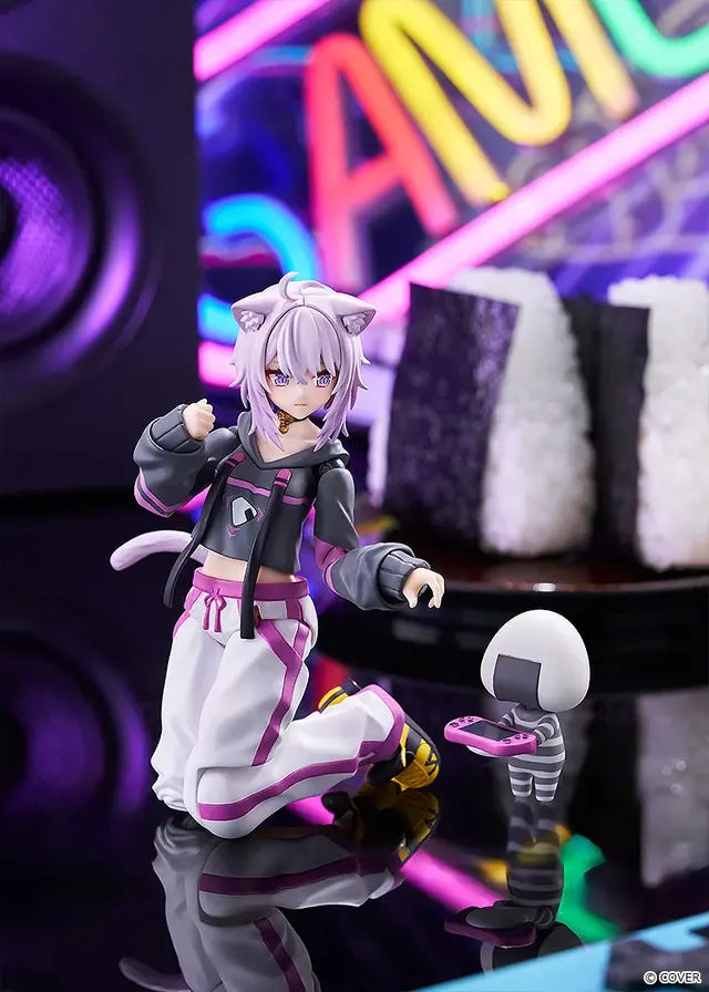 ホロライブ・猫又おかゆ、figmaが予約開始！ふにゃ～顔や携帯ゲーム機、特典には“拘束”された「おにぎりゃー」を用意