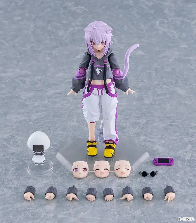 ホロライブ・猫又おかゆ、figmaが予約開始!ふにゃ~顔や携帯ゲーム機、特典には“拘束”された「おにぎりゃー」を用意