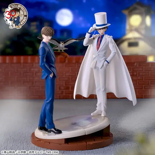 「名探偵コナン」ライバル関係の「怪盗キッド」「白馬探」プライズフィギュアが9月11日展開！クールな立ち姿を立体化、並べて飾れる台座付き
