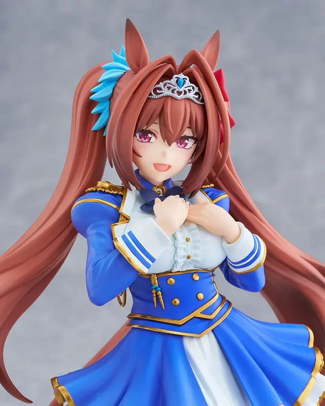 『ウマ娘』勝負服姿の「ダイワスカーレット」がポッパレLサイズで立体化！表情＆胸元に手を置いたポーズが可愛らしい
