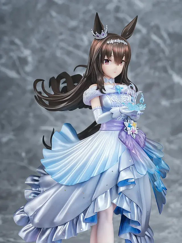 『ウマ娘』ドレス姿でほほ笑む「アドマイヤベガ」フィギュアが予約開始ーオプションの表情パーツで異なった印象に
