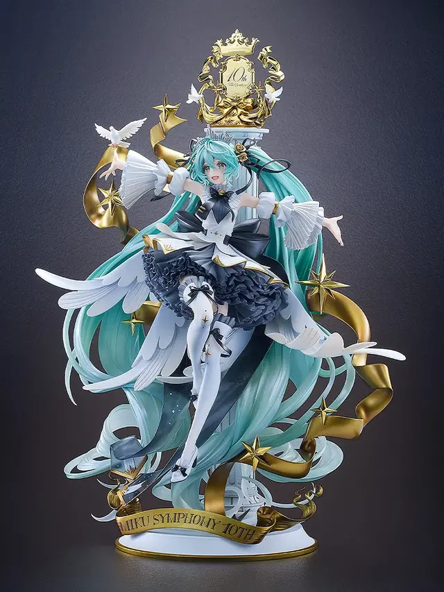 髪は過去最高クラスのボリューム！「初音ミクシンフォニー 2025」メインビジュアルが、グッスマ最高峰ラインSCで1/7スケールフィギュア化