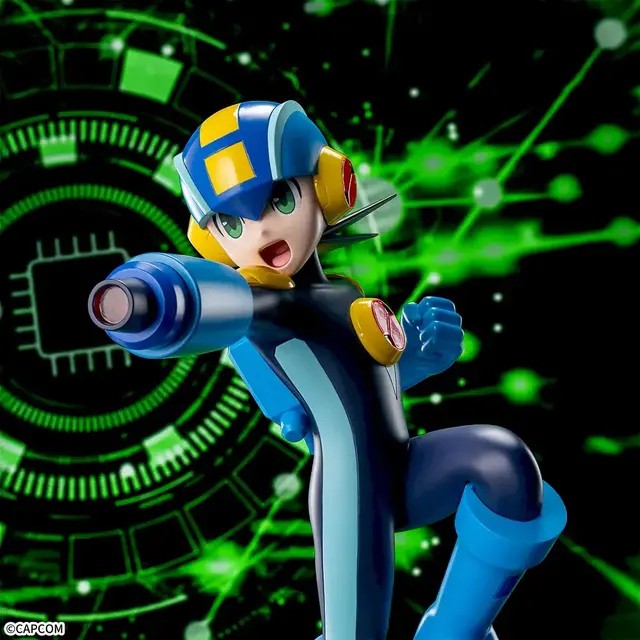 『ロックマンエグゼ』より、ロックマンがプライズフィギュア化！シリーズ第一作目のパッケージビジュアルを再現
