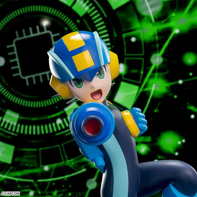 『ロックマンエグゼ』より、ロックマンがプライズフィギュア化！シリーズ第一作目のパッケージビジュアルを再現