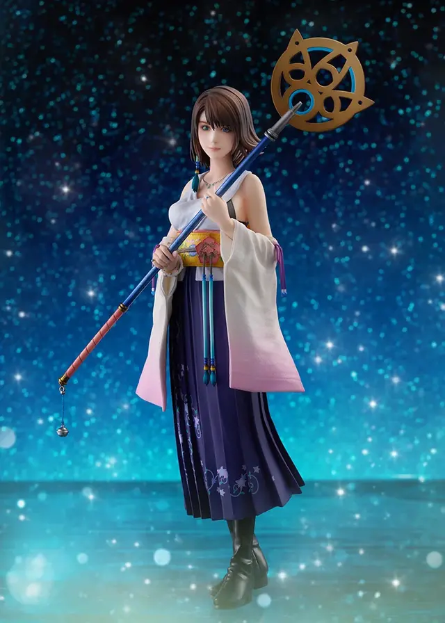 美しすぎる『FF10』ユウナの1/6.5スケールフィギュアが予約受付中！特徴的な衣装や装飾を細部まで再現、台座にはタイトルロゴも