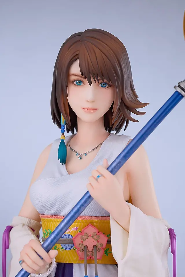なんて美しい『FF10』ユウナ！特徴的な衣装や装飾を細部まで再現、台座にはタイトルロゴも