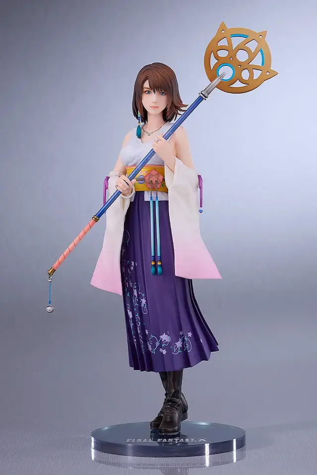 美しすぎる『FF10』ユウナの1/6.5スケールフィギュアが予約受付中!特徴的な衣装や装飾を細部まで再現、台座にはタイトルロゴも