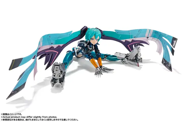 「初音ミク」が初の女性キャラMETAL BUILDに！衣装は着脱式、大胆にアレンジされたメカボディが飛び出す