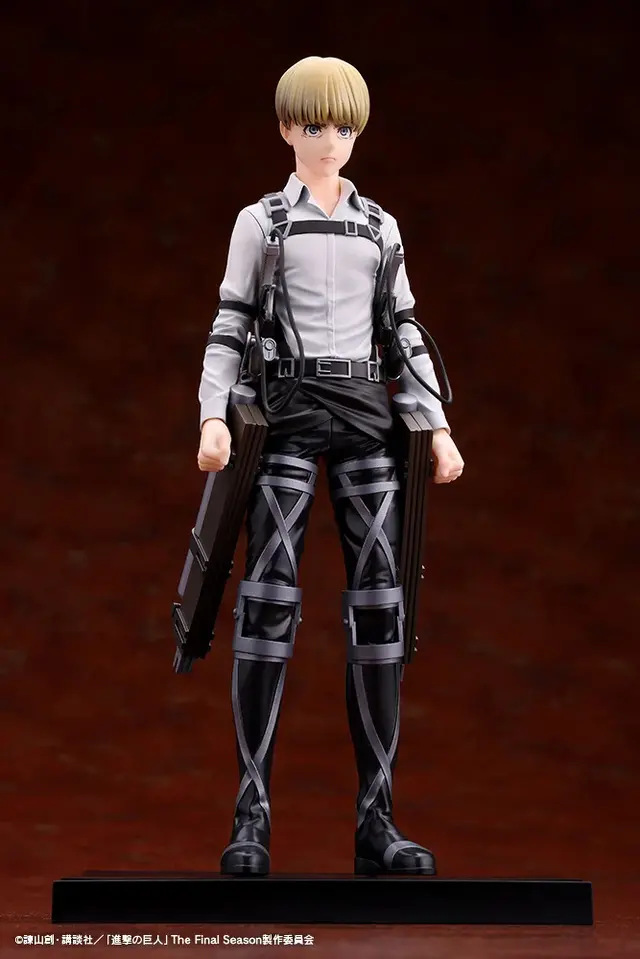 「進撃の巨人」The Final Seasonからリヴァイ、サシャ、アルミンが手に取りやすい「OSHI WORKS」で立体化！