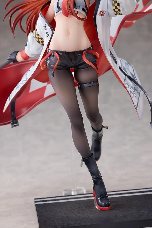 大胆にお腹魅せるレーシングガール姿！『STEINS;GATE』より「牧瀬紅莉栖」フィギュアが予約開始ー同衣装のぬいぐるみも展開