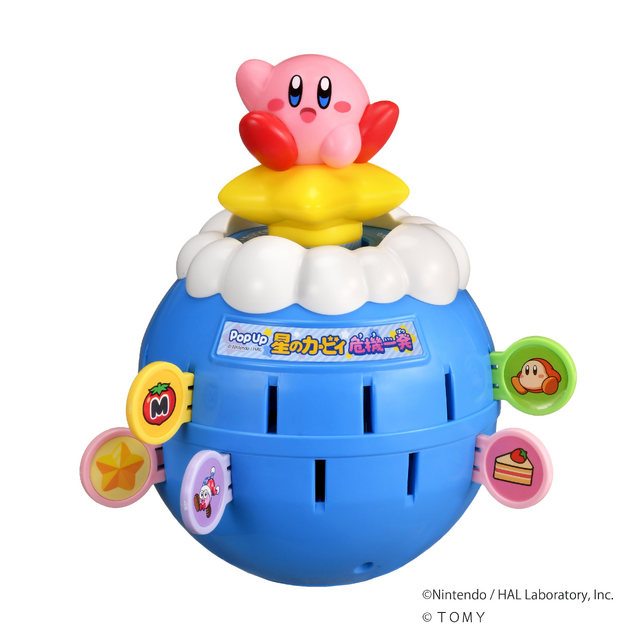 『星のカービィ』タルから飛び出す「危機一発」をはじめ、アスレチックランドゲームなどユニーク玩具やガチャ含む6商品が順次展開