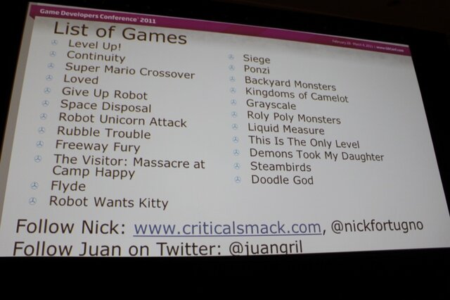 【GDC2011】2010年の革新的なゲームデザインを振り返る