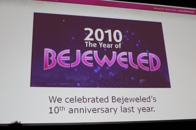 【GDC2011】毎日1億回以上遊ばれる不朽の名作パズル『Bejeweled』の10年を振り返るポストモーテム