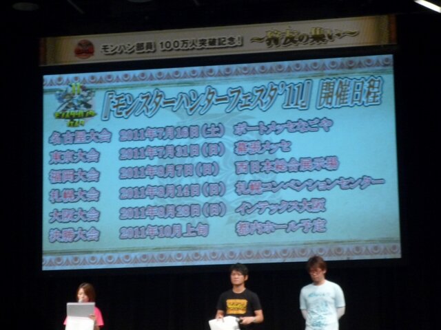 「モンハン部」100万人突破記念イベント「～狩友の集い～」レポート ― 井上聡さんのプレイデータも披露