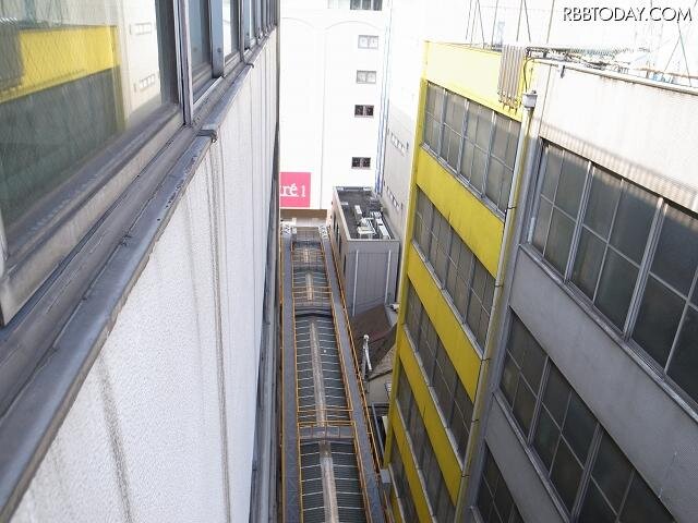 アーケード（MyWay2）を上から撮影