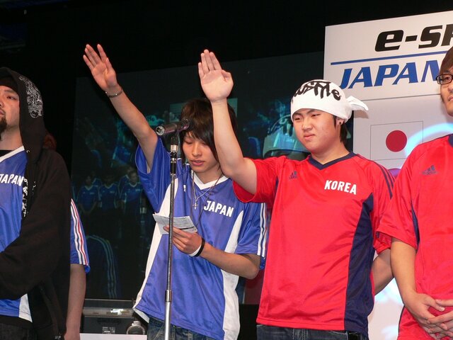 JESPA、「ｅスポーツ日韓戦」を開催−会場にはロッテマリーンズの黒木知宏選手や武蔵丸親方も登場！