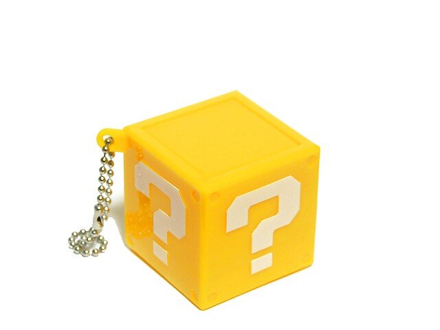 ハテナブロックを下から叩くと