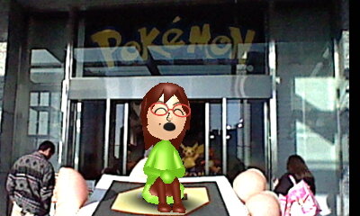 ポケモンセンタートウキョー前でぱちり