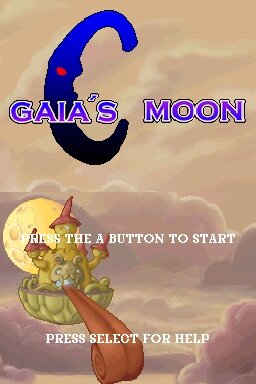 DSiウェアにシンプルな横スクロールアクション登場『GAIA'S MOON』