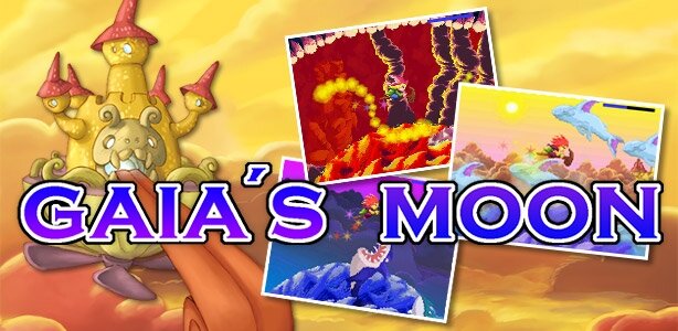 DSiウェアにシンプルな横スクロールアクション登場『GAIA'S MOON』