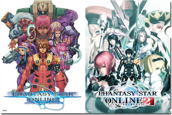 「PSO2」クリアファイル2枚セット