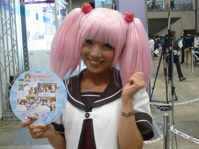 【ワンフェス2012夏】アスカ、セイバーなど、会場で見かけたコンパニオンさんたち