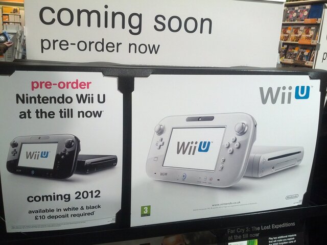 イギリスHMVでWii Uの予約始まる