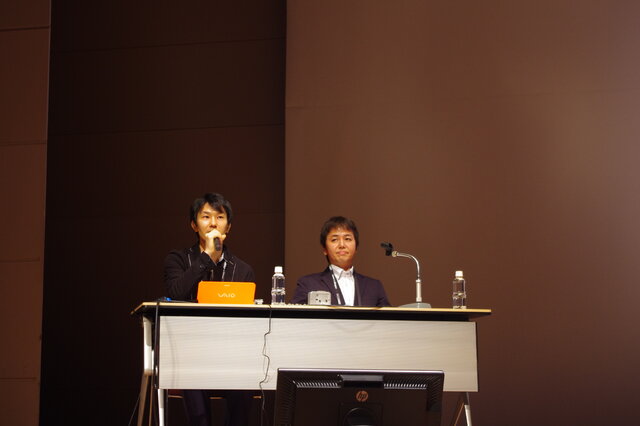 左：齊藤康幸氏(株式会社ヘキサドライブ)右：中村樹之氏(株式会社セガ)