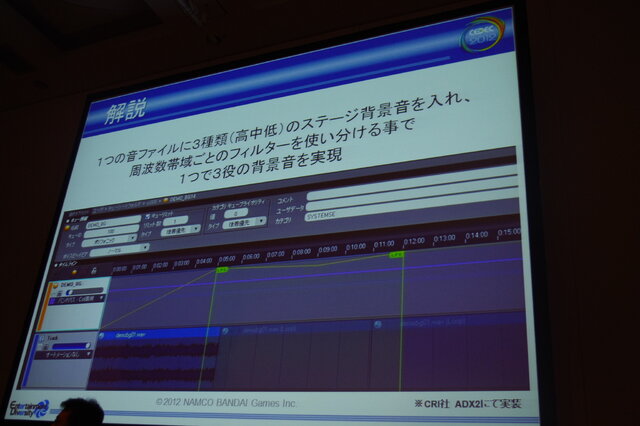 【CEDEC2012】目を閉じていても見える『ソウルキャリバーV』におけるサウンド演出