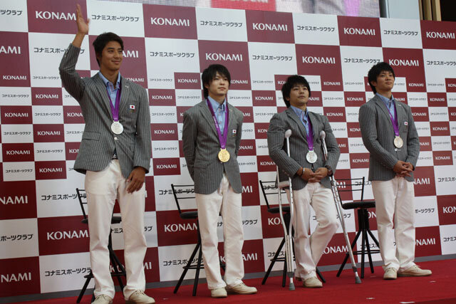 内村選手、山室選手、田中選手、藤井選手が登場！KONAMI競技部ロンドンオリンピック日本代表選手報告会