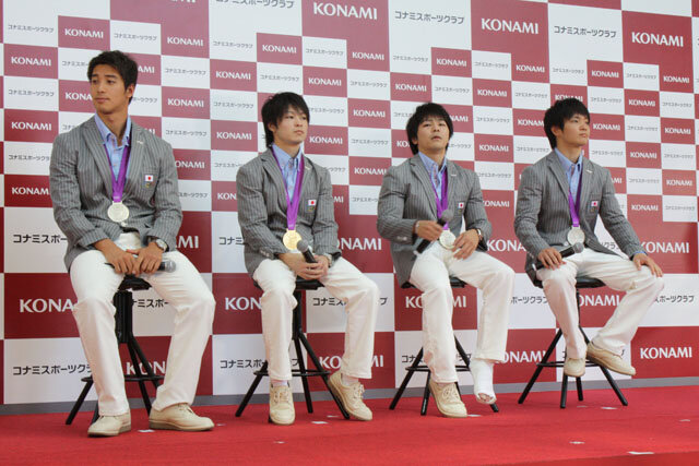 内村選手、山室選手、田中選手、藤井選手が登場！KONAMI競技部ロンドンオリンピック日本代表選手報告会