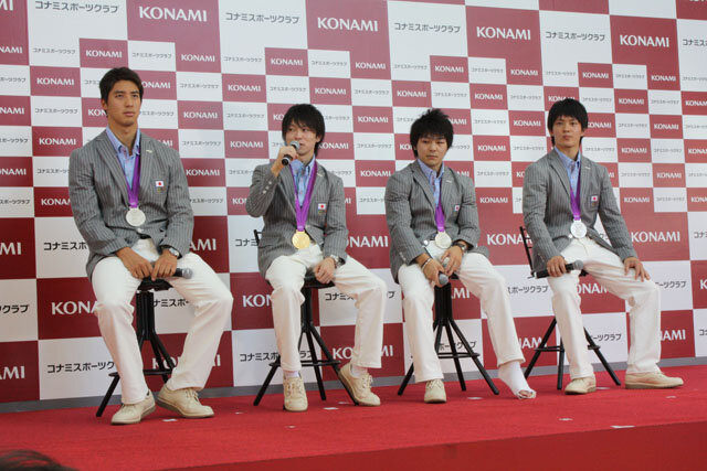 内村選手、山室選手、田中選手、藤井選手が登場！KONAMI競技部ロンドンオリンピック日本代表選手報告会