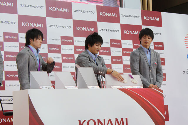 内村選手、山室選手、田中選手、藤井選手が登場！KONAMI競技部ロンドンオリンピック日本代表選手報告会